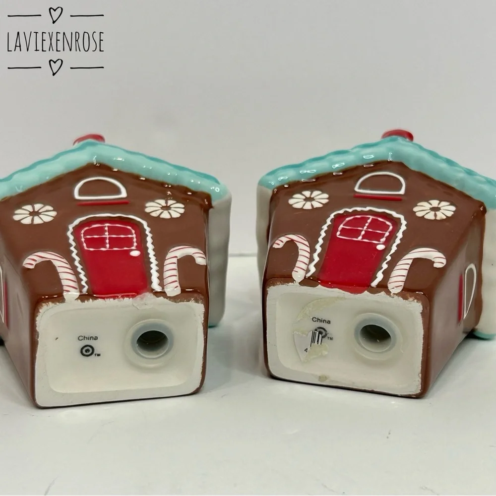Vintage Target Gingerbread House Salt and Pepper Shakers